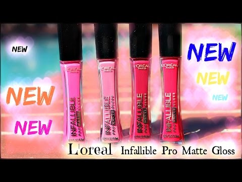 Video: L'Oreal Statement Infallible Review Pro-Matte Gloss bogel