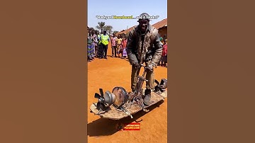 DIY Grandpa’s Handcrafted Hoverboard in Action!⚡🛠️