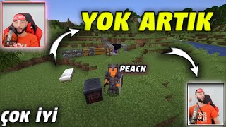 Laz - Peach Arkadaşlarım Oyunda Değilken Netherite Set Oldum İzliyor Çok Şaşırdı