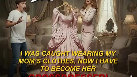 I WAS CAUGHT WEARING MY MOM’S CLOTHES, NOW I HAVE TO BECOME HER CROSSDRESSER!