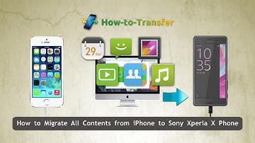 How to Migrate All Contents from iPhone to Sony Xperia X Phone Directly