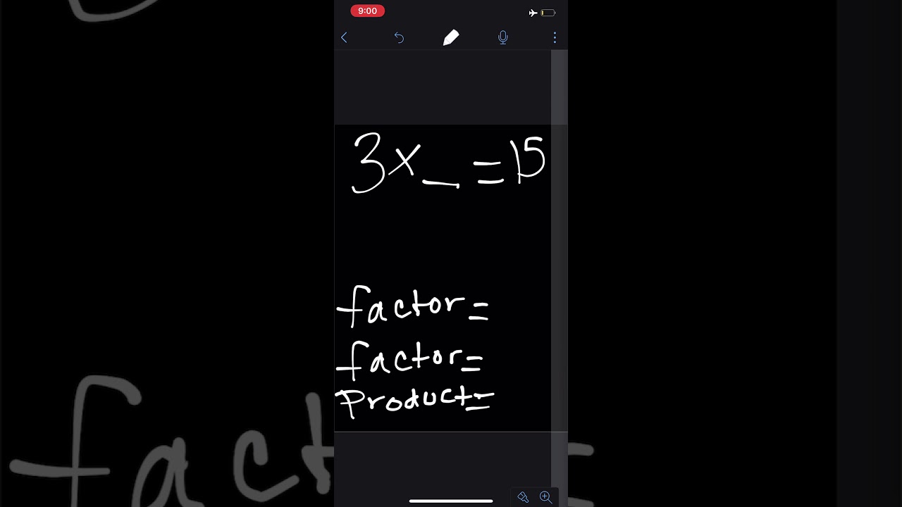 Unknown Missing Factors YouTube