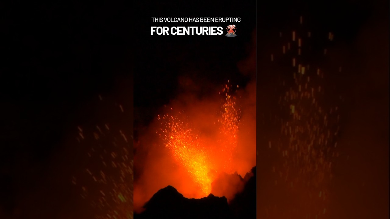 🌋 This Volcano Has Been Erupting for Centuries! #shorts