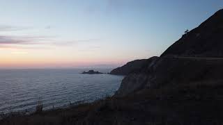 Sunset at Devil's Slide Coastal Trail (4K)