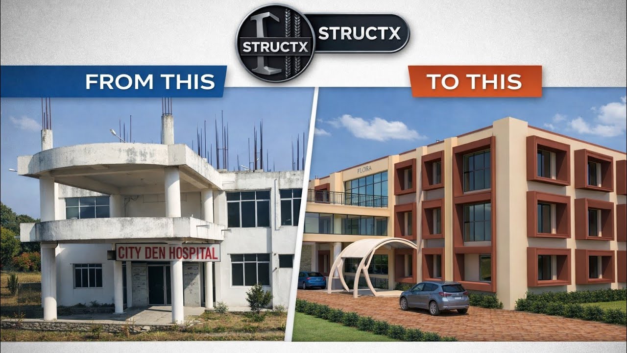 Building Transformation | Hospital to School Remodeling | #structx #transformation