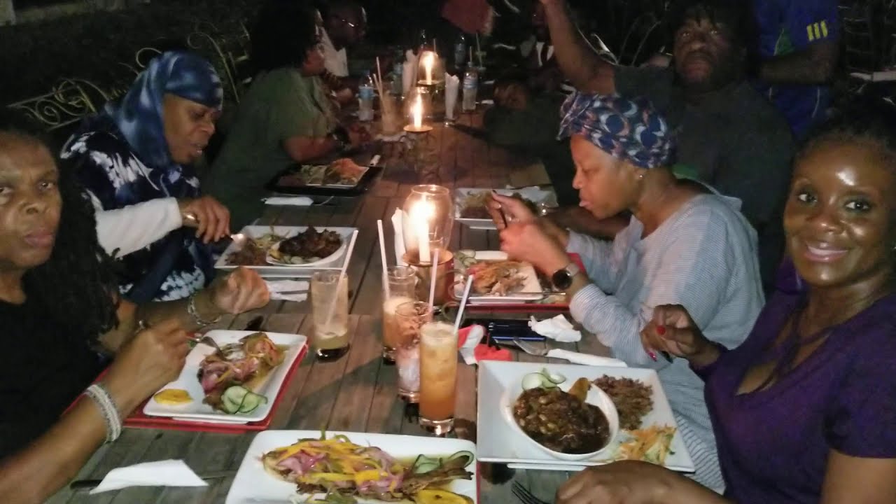 Tropical Dinner at Velisa's Jamaican Restaurant in Dar Es Salaam