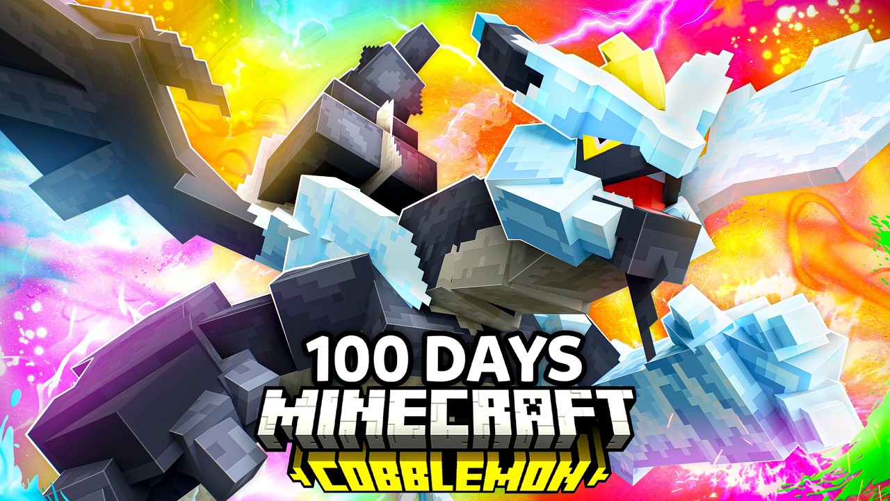 I Survived 100 Days in Cobblemon as an ULTIMATE LEGENDARY Trainer...
