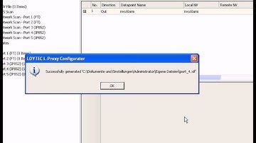 LOYTEC L-PROXY Configurator - Static network variables and manual connections [P002]