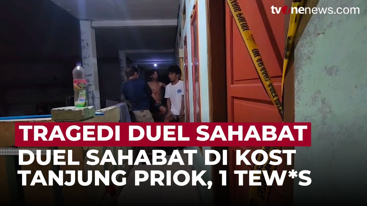 Persahabatan Berakhir Tragis, 1 Nyawa Melayang & 1 Terluka Parah di Rumah Kost Jakarta Utara  OneNew
