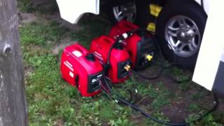 honda Eu1000 and eu2000 triple parallel