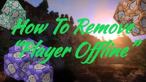 Minecraft Bedrock Edition Commands: How To Remove Player Offline!