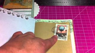 Envelope travel journal