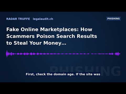Fake Online Marketplaces: How Scammers Poison Search Results to Steal Your Money