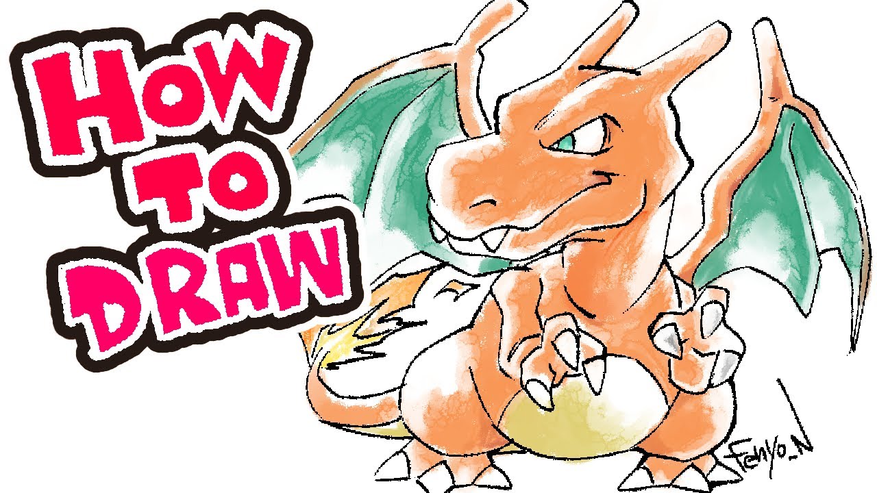 アニメポケットモンスター 動画 原画 スケッチ pokemon pokemon】Drawing リザードン