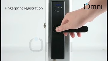 Smart Key-less Fingerprint Electronic Door lock - remote unlock tuya / smart life mobile app access.