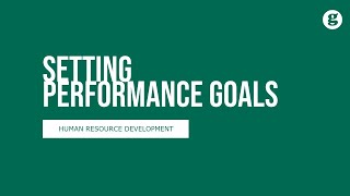Setting Performance Goals During Discussion