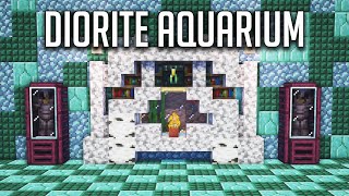 Minecraft: Diorite Aquarium Tutorial #shorts @Pray4YouShorts