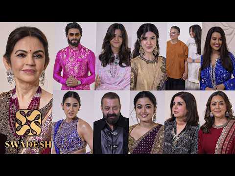 UNCUT: AMBANIs Celebrate SWADESH 1st Anniversary With Aamir, Ranveer, Sanjay D., Rashmika & Others
