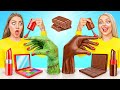 Défi Comestibles De Maquillage au Chocolat | Défi Fou par Choco DO