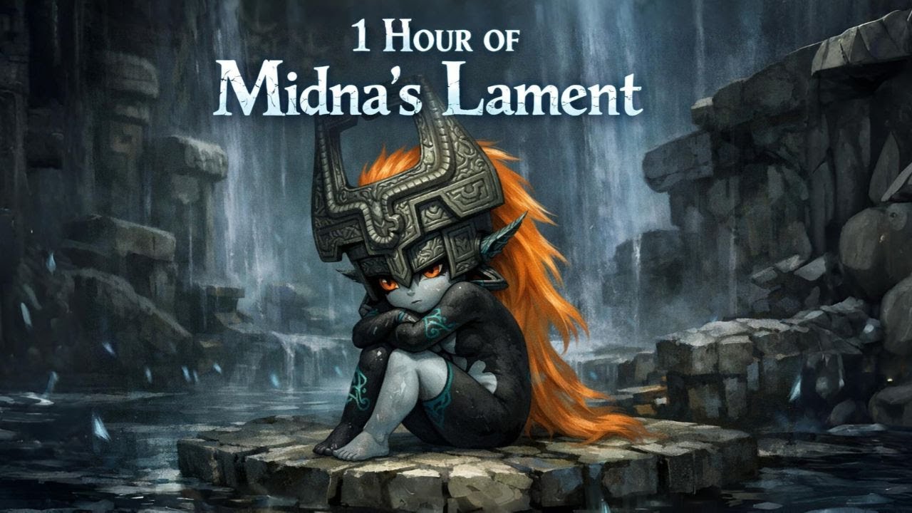 Zelda Twillight princess  MIdna's Lament 1 hours remix