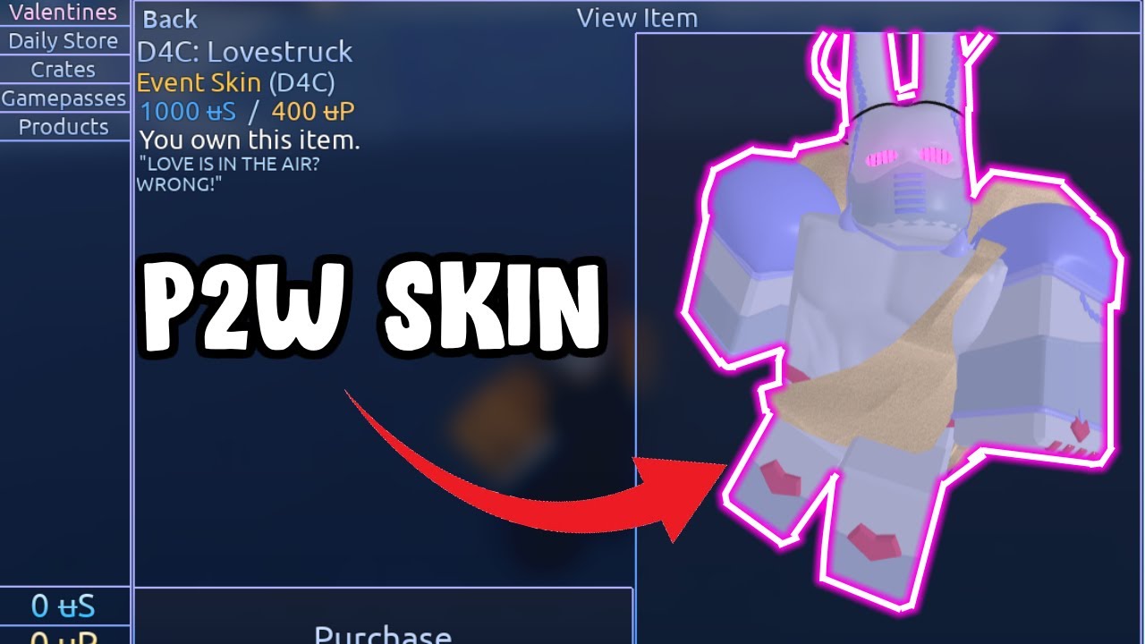 AUT] This D4C:LoveStruck Skin IS PAY TO WIN! 