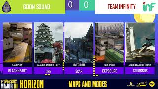 Legacy Major 3 Pool: Goon Squad vs Team Infinity