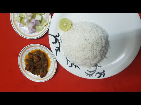 Rice | Chicken curry | salad