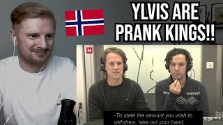 Reaction To ​​Ylvis - Voice Activated ATM Prank