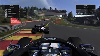 Overtake at Eau Rouge F1