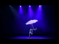 Show art production aerial umbrella acrobat