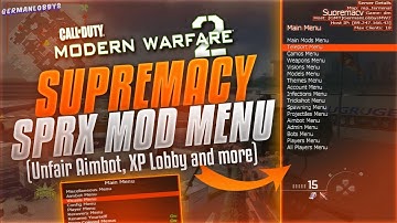 [1.14]♛MW2 Supremacy Non Host/Host Mod Menu | Unfair Aimbot, XP Lobby and more +Download♛[SPRX]