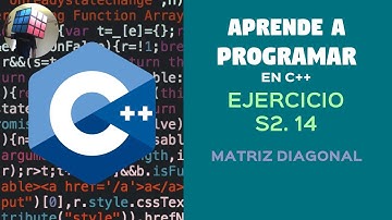 Ejercicio para programar en C++ - S2 14, genera y calcula una matriz diagonal