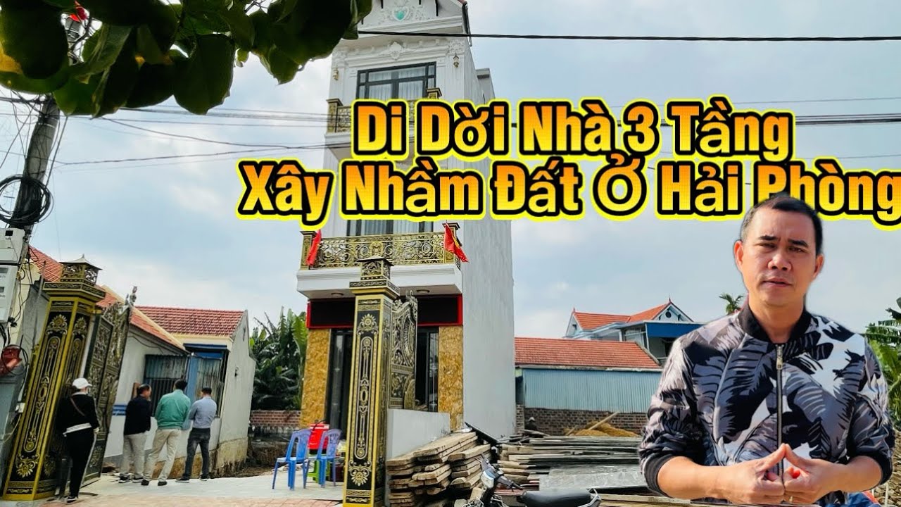 Người Dân Ngỡ Ngàng Chứng Kiến Ngôi Nhà 3 Tầng Được Di Chuyển Qua Vị Trí Khác/ 0776.996.996