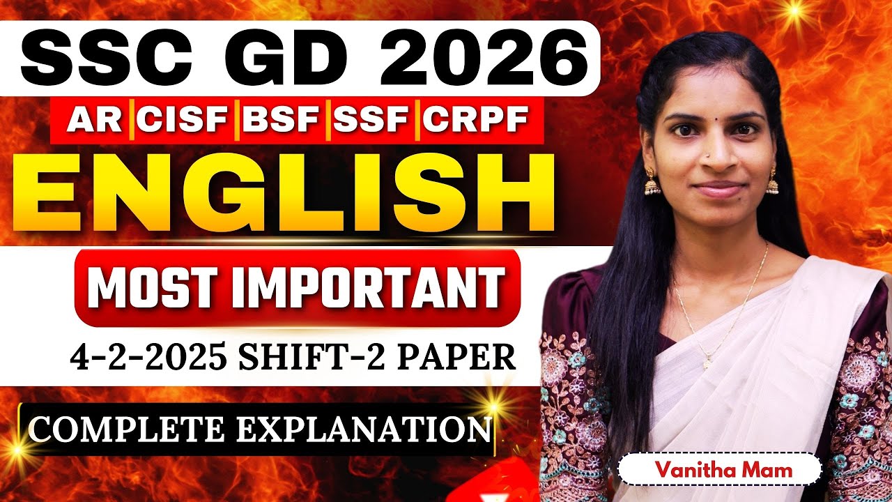 🔥 SSC GD ENGLISH COMPLETE EXPLANATION | 4 FEB 2025 SHIFT 2 | COMPLETE PAPER EXPLANATION  🎯