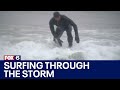 Milwaukee Lake Michigan winter storm surfer calls weather 'motivating' | FOX6 News Milwaukee image