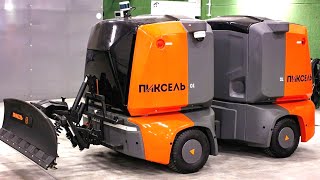 Роботы-Уборщики Пиксель Начали Работу В Москве
