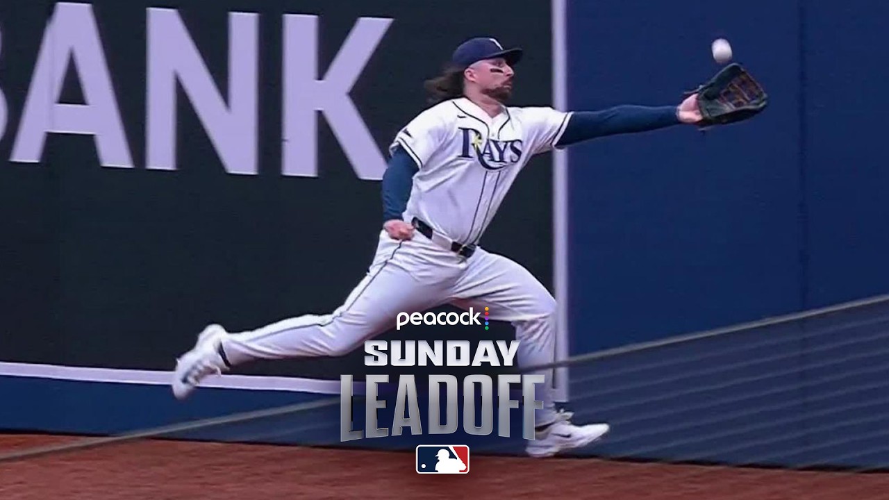 Ryan Vilade crashes into wall, doubles up Pete Alonso in WILD play | MLB Sunday Leadoff | MLB on NBC