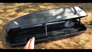 How to install Thule Cargo Carrier/Topper   FAST & EASY!