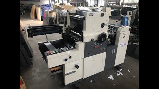 SINGLE COLOR OFFSET PRINTING MACHINE WITH NUMBERING&PERFORATING ZR47IINP HOT SALES