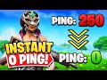 How To Get 0 Ping in Fortnite Chapter 3 Season 3! - Get Lower Ping Fast! - Fortnite Tips & Tricks