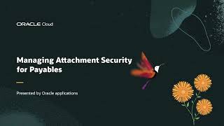 Payables | Managing Attachment Security