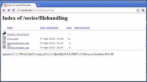 Beginner PHP Tutorial 85 File Handling  Deleting and Renaming Files Part 1