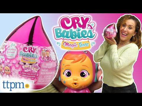 Cry Babies Magic Tears Series Pink Edition Doll from IMC Toys Unboxing + Review!