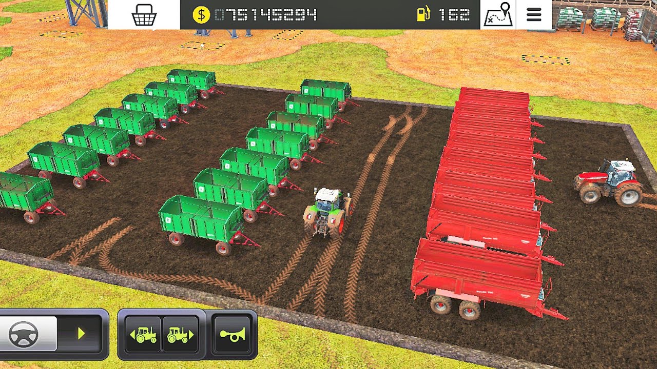 Farming Simulator 18 | Gehun Unload at Storage – Satisfying Gameplay