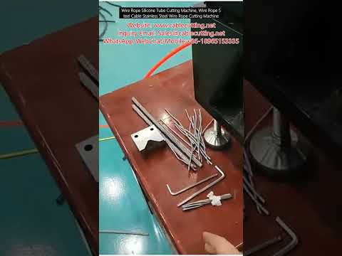 Wire Rope Silicone Tube Cutting Machine for Steel Cable and Stainless Steel Wire