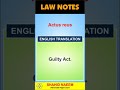 Legal Maxims For Law Students | Law Notes.