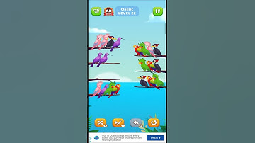 Bird Sort Puzzle l Classic Level 21 to 22 l Bird Sort Color Puzzle l Bird Sort Puzzle Challenge