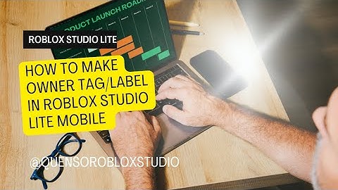 How to add Owner tag/label  In ROBLOX STUDIO LITE MOBILE  (Full Process) #Studiolite  #robloxstudio