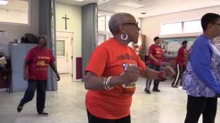 AEROBICS and LINE STEPPING to Gospel FOR MEN, WOMEN, and YOUTH with Sister Judith Walk