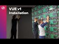 Time lapse installation of clear digitals 165 vue led wall